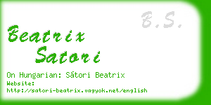 beatrix satori business card
